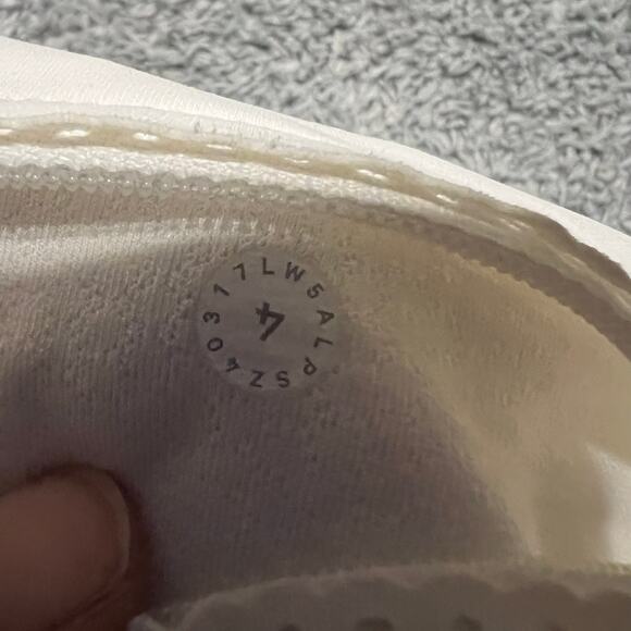 Lululemon Leggings Womens 4 Mind Over Miles Crop Activewear Workout Pants White - Picture 6 of 9